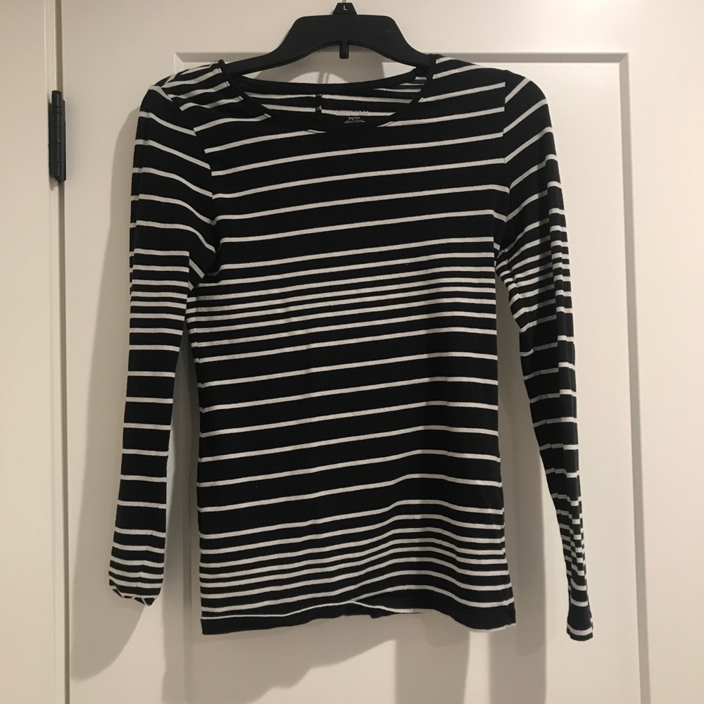 striped long sleeve tee
